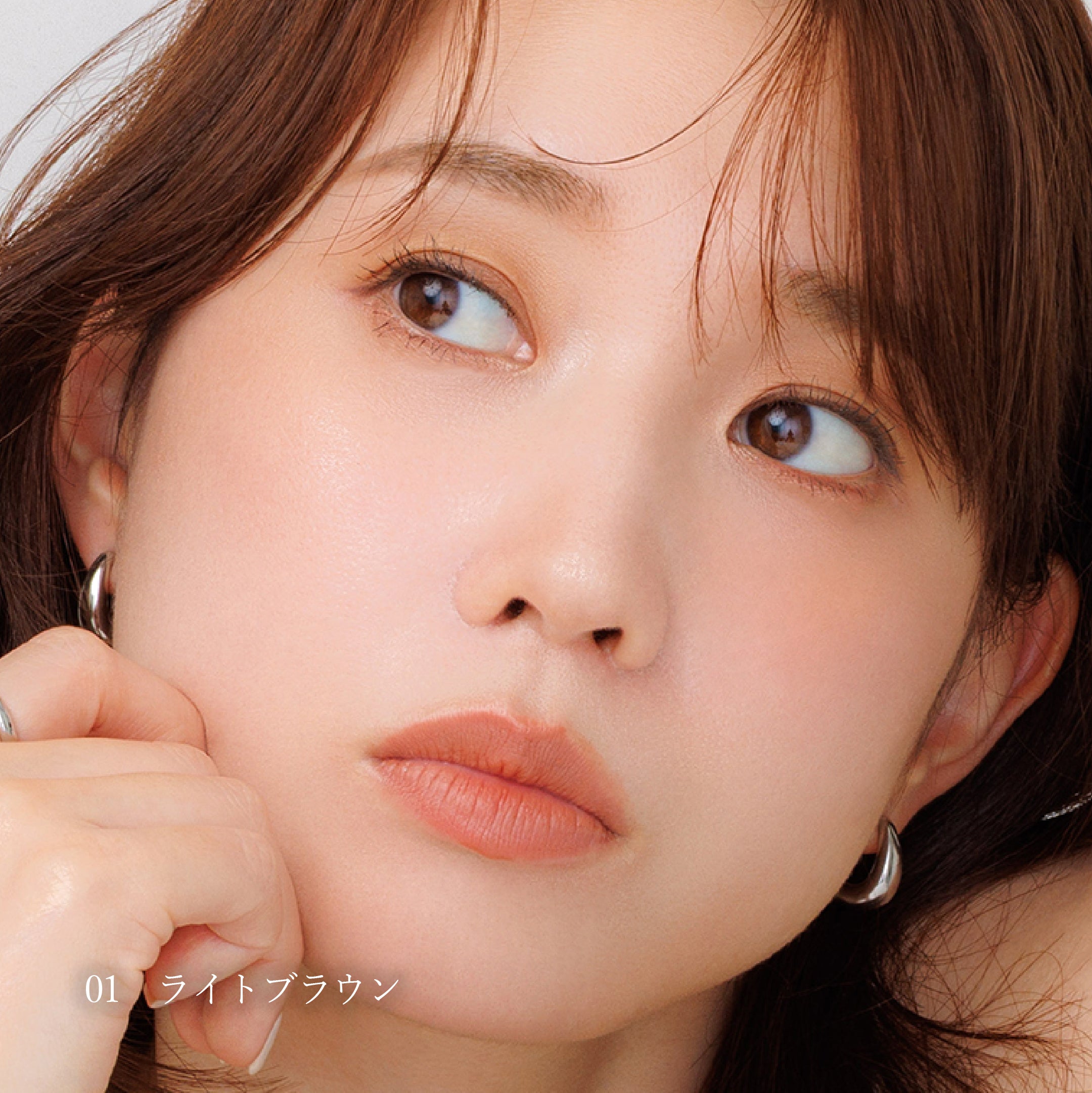 イージーニュアンスアイブロウペンシル 01 ライトブラウン – Enamor