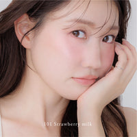 【7/15(水)お昼12:00より発売開始！】メロウメルティングチーク101 Strawberry milk